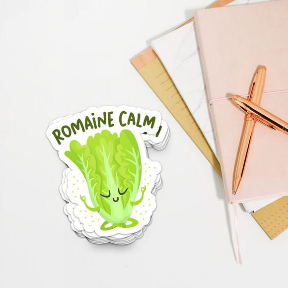 Romaine Calm - Die Cut Sticker - FP17W-ST