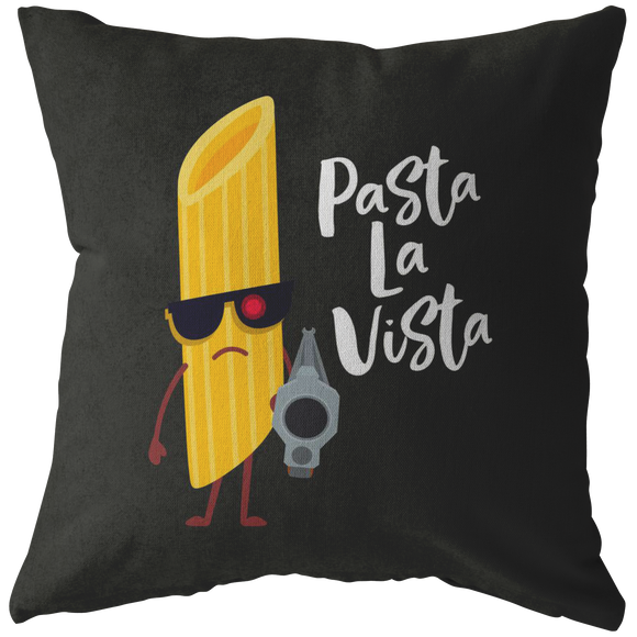 Pasta La Vista - Throw Pillow - FP15W-THP