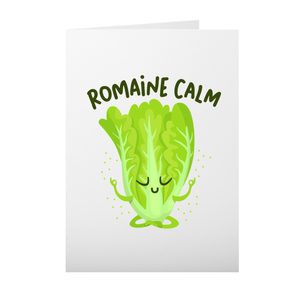 Romaine Calm - Folded Greeting Card - FP17W-CD