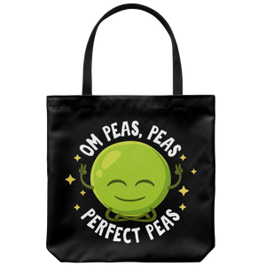 Om Peas, Peas, Perfect Peas - Totebag - FP64B-TB