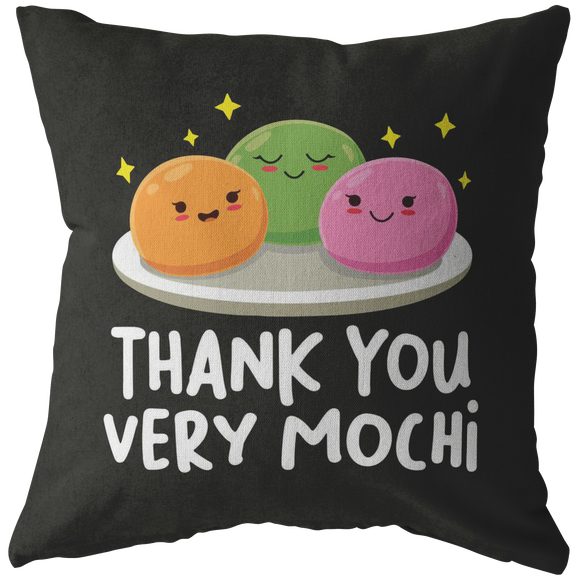 Thank You Very Mochi - Throw Pillow - FP36W-THP