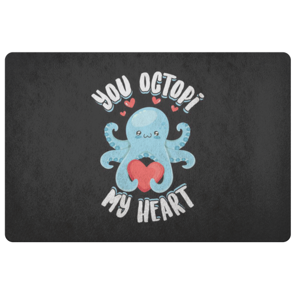 You Octopi My Heart - Doormat - FP84W-DRM