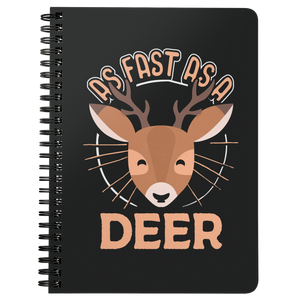 As Fast as a Deer - Spiral Notebook - TR31B-NB