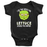 I See That Upsets You Lettuce Discuss This Further - Youth, Toddler, Infant and Baby Apparel - FP26B-APKD
