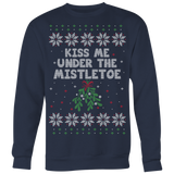 Kiss Me Under the Mistletoe - Ugly Christmas Sweater Shirt Apparel - CM08B-AP