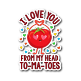 ILY Tomatoes - Die Cut Sticker - FP44B-ST