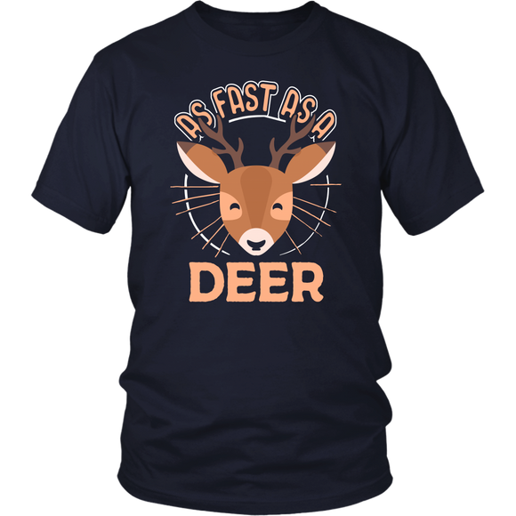 As Fast as a Deer - Adult Shirt, Long Sleeve and Hoodie - TR31B-APAD