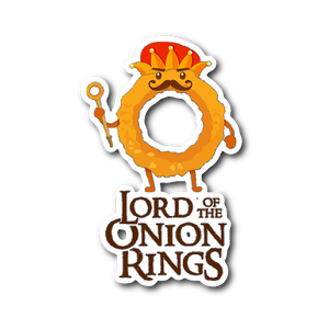 Lord Onion Rings - Die Cut Sticker - FP45B-ST