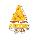 That's What Cheese Said - Die Cut Sticker - FP54B-ST