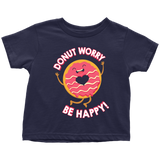 Donut Worry, Be Happy - Youth, Toddler, Infant and Baby Apparel - FP06B-APKD