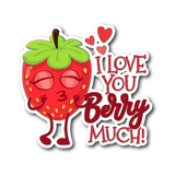 Berry Much - Die Cut Sticker - FP33B-ST