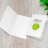 Lettuce Celebrate - Folded Greeting Card - FP10W-CD