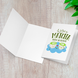We're a Matcha Made in Heaven - Folded Greeting Card - FP12W-CD