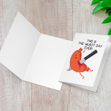 This is the Wurst Day Ever - Folded Greeting Card - FP18W-CD