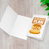 I'm Your Biggest Flan - Folded Greeting Card - FP24B-CD