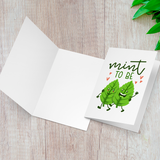 Mint To Be - Folded Greeting Card - FP28B-CD