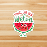 One In A Melon - Die Cut Sticker - FP46B-ST