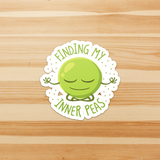 Finding My Inner Peas - Sticker - FP61W-ST