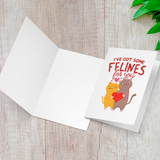 I've Got Some Felines For You - Folded Greeting Card - FB66W-CD
