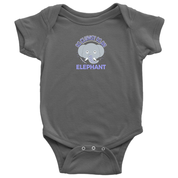 As Clumsy as an Elephant - Youth, Toddler, Infant and Baby Apparel - TR04B-APKD