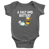A Salt And Battery - One Piece Baby Bodysuit - FP47W-OPBS
