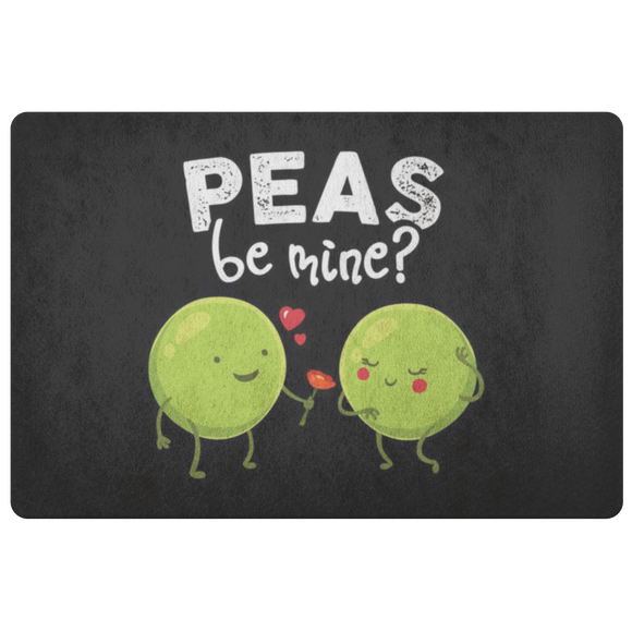 Peas Be Mine? - Doormat - FP68W-DRM