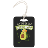 It's Time for Some Avocardio - Luggage Tag - FP20B-LT
