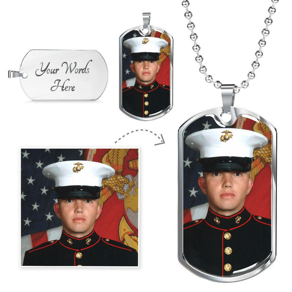 Personalized Father's Day Dog Tag for Men
