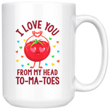 ILY Tomatoes - 15oz White Mug - FP44B-15oz