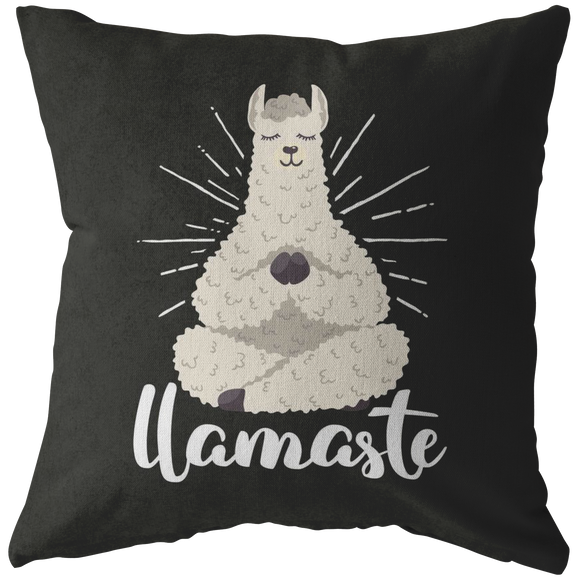 Llamaste - Throw Pillow - FP63W-THP