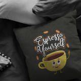 Espresso Yourself - Throw Pillow - FP51W-THP