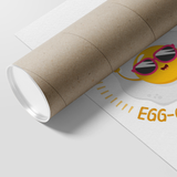 Have an Egg-cellent Day - White Poster - FP34B-WPT