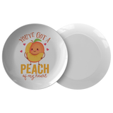 You've Got A Peach Of My Heart - Dinner Plate - FP57B-PL