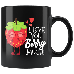 Berry Much - 11oz Black Mug - FP33B-11oz