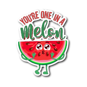 One In A Melon - Die Cut Sticker - FP46B-ST