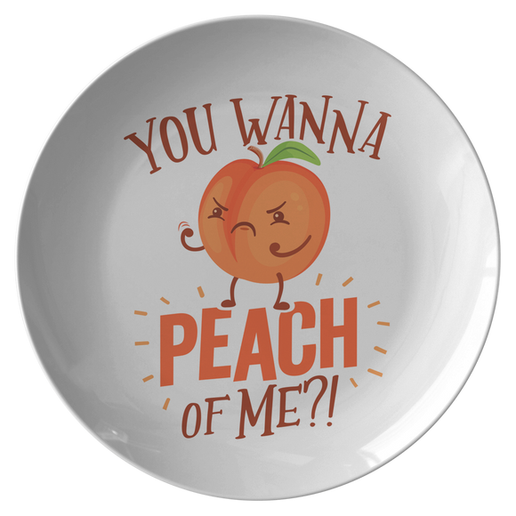 You Wanna Peach of Me - Dinner Plate - FP30B-PL