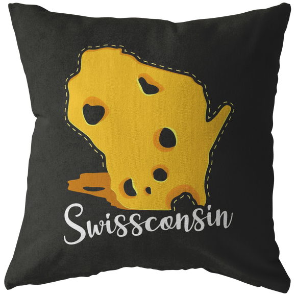 Swissconsin - Throw Pillow - FP32W-THP