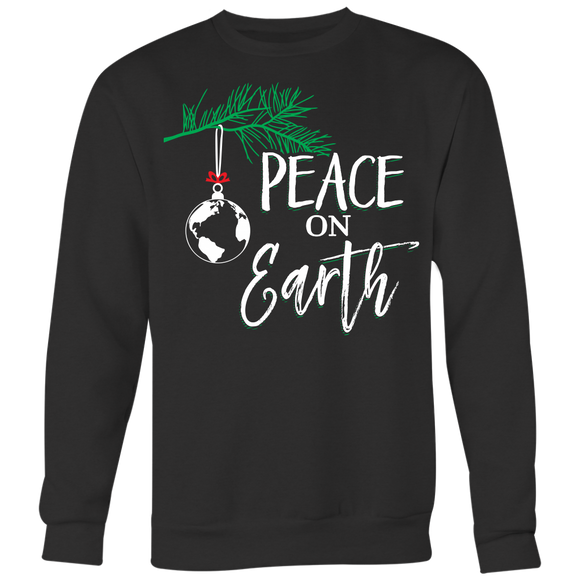 Peace on Earth - Ugly Christmas Sweater Shirt Apparel - CM20B-AP