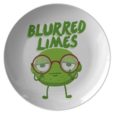 Blurred Limes - Dinner Plate - FP02W-PL