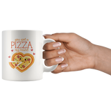 Wedding Anniversary Mug - You Got a Pizza My Heart - I'm a Hopeless Ramentic - CP14B-WMG