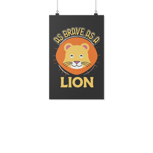 As Brave as a Lion - Poster - TR15B-PO