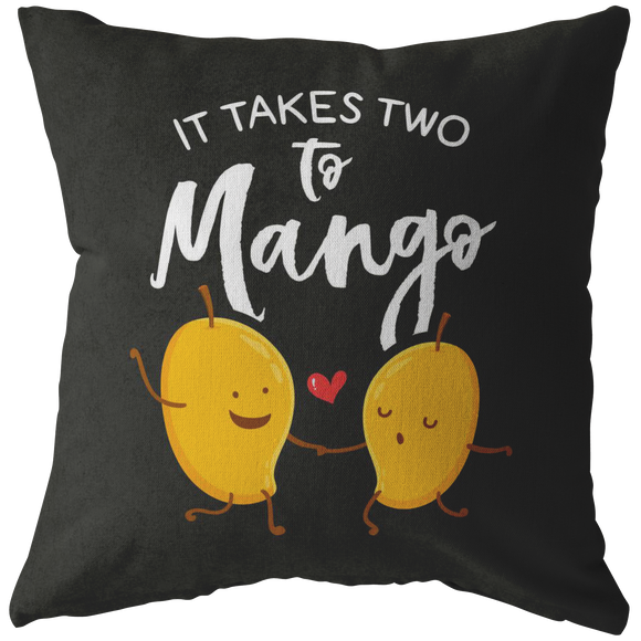 It Takes Two to Mango - Throw Pillow - FP19W-THP