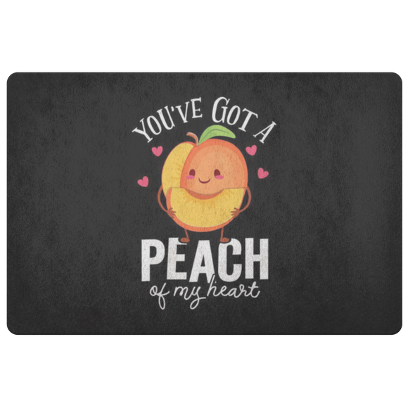 You've Got a Peach Of My Heart - Doormat - FP57W-DRM