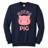 As Fat as a Pig - Youth, Toddler, Infant and Baby Apparel - TR22B-APKD