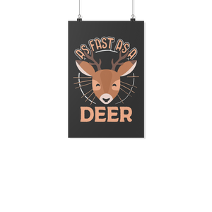 As Fast as a Deer - Poster - TR31B-PO