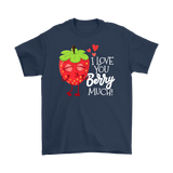 Bride and Groom Shirts - I Love You Berry Much - I Lava You a Lot - CP09B-SHR