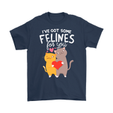 His and Hers Shirts - I've Got Some Felines For You - I Love You Pig Time - CP12B-SHR