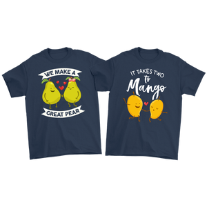 Mr and Mrs Shirts - We Make a Great Pear - It Takes Two To Mango - CP06B-SHR