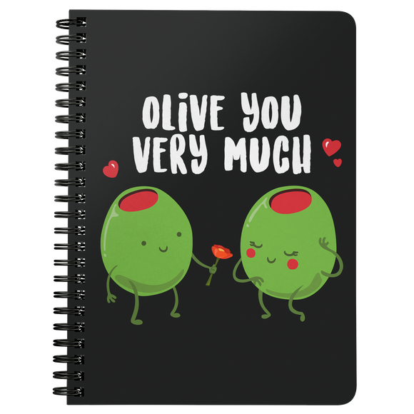 Olive You Very Much - Spiral Notebook - FP52B-NB
