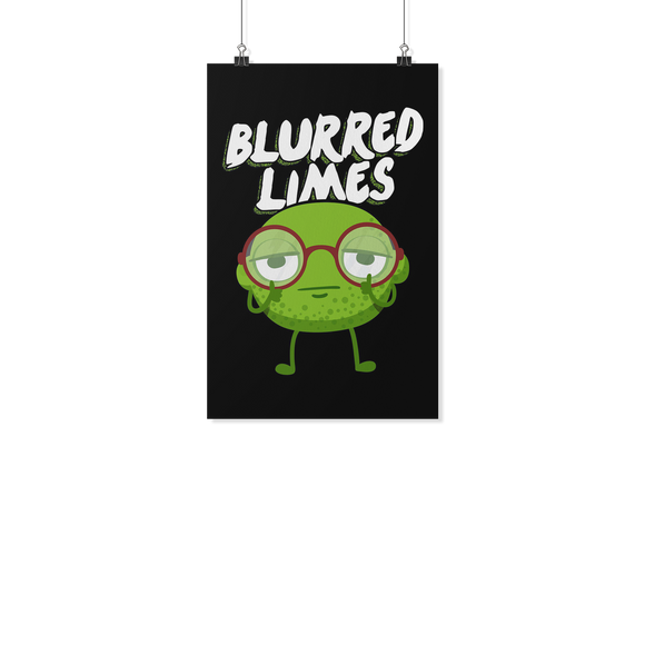 Blurred Limes - Poster - FP02B-PO